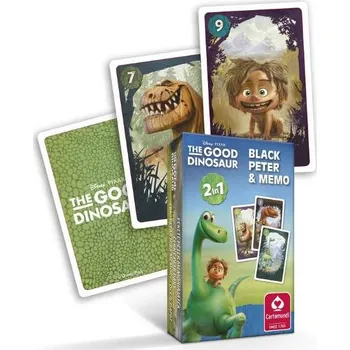 Cartamundi Karty Černý Petr a memo 2v1 0264 - Hodný Dinosaurus