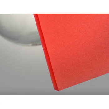 Stavební výplň Röhm Pískované plexisklo Plexiglas Satinice 6mm červený 3H12 DC (tomato) 1520 x 2030 mm