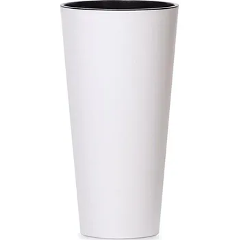 Květináč PROSPERPLAST Květináč TUBUS Slim DTUS200S, bílý