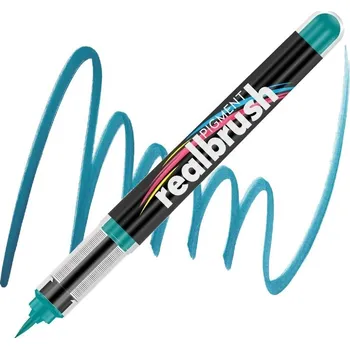 Akrylová fixa KARIN RealBrush Pigment, Turquoise 3145