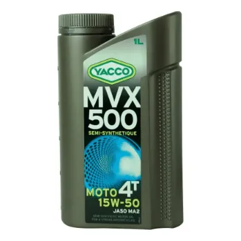 Motorový olej Motorový olej YACCO MVX 500 4T 15W50, 1L