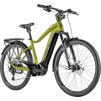 Elektrokolo Pánské trekingové elektrokolo Leader Fox SABA 29"PANASONIC GX ULTIMATE zelené 2024 Velikost rámu: 17,5"