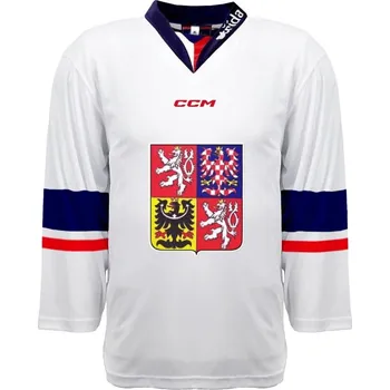 Dres české hokejové reprezentace 2023/2024 CCM Fandres replica - bílý Velikost: 5XL