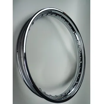 Kolo pro motocykl Jawa a ČZ Sport, pérák - kvalitní ráfek 19" x 1,85" chrom