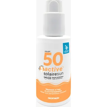 Přípravek na opalování DECATHLON Opalovací sprej Active IP50 150 ml