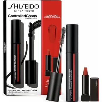 Rtěnka Shiseido SHISEIDO SET (MASKARAINK + MINI MODERNÍ MATNÁ RTĚNKA)