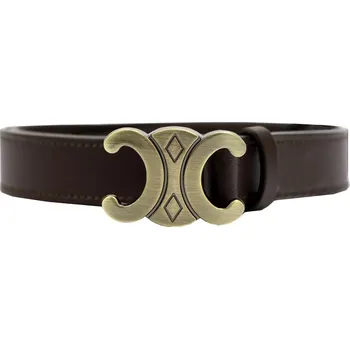 Opasek Dámský pásek Gregorio BLT-001-95 tmavě hnědá