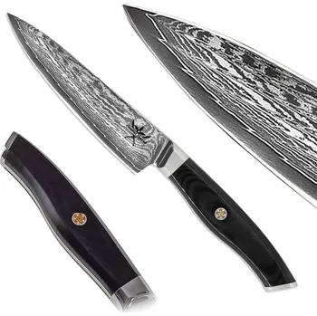 Kuchyňský nůž CHZ Damaškový univerzální nůž "UTILITY BLADE" nerezový