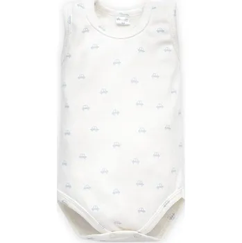 Kojenecký body PINOKIO Body-tílko Lovely Day Baby Blue AUTÍČKA - 92