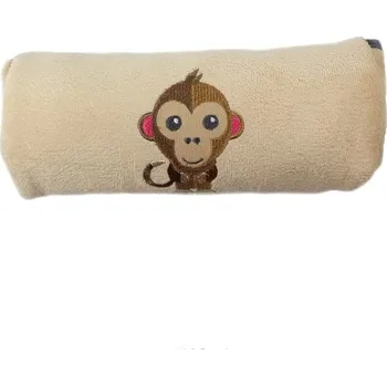 Návlek na bezpečnostní pás Cestovní polštářek na pás Happy Monkey béžový