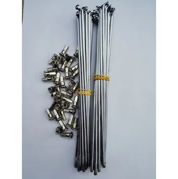 Sada paprsků (výplet) M4 zadního kola Jawa Pérák, chrom