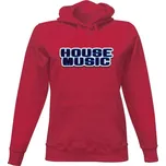 Dámská mikina s kapucí s potiskem House Music dámské