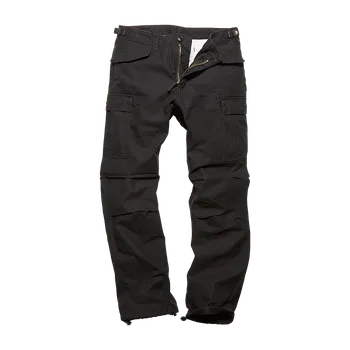 Pánské kalhoty Kalhoty M65 Heavy Satin Vintage Industries - Černé Velikost: 2XL