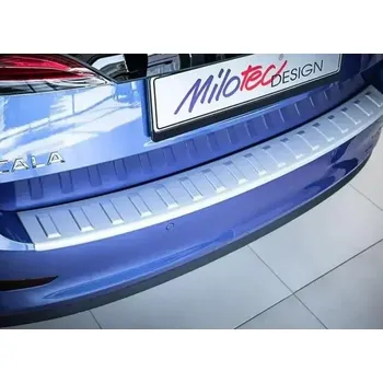 Auto-moto Milotec práh pátých dveří s výstupky pro Škoda Scala, r.v. 2019-, / Scala Facelift 2023-, stříbrný matný