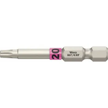 Bit Wera 060508 Šroubovací bit 1/4" TX 20 867/4 Torx HF s přidržovací funkcí