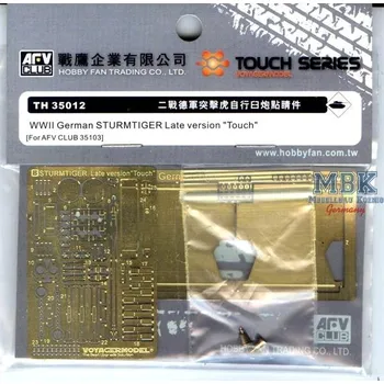 Plastikový model AFV Club 1/35 WWII German STURMTIGER Late version etching parts