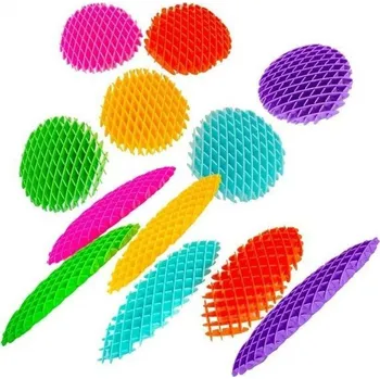 Fidget Magic Worm - oranžová