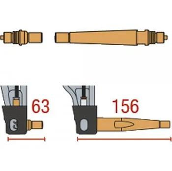 Příslušenství ke svářečce Elektrody pro náhradní ramena GYS G4