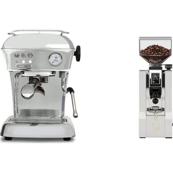 Kávovar Ascaso Dream ONE, leštěný hliník + Eureka Mignon XL, CR white