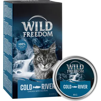 Krmivo pro psa 6x85g Wild Freedom Adult - vaničky - losos a kuře
