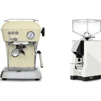 Kávovar Ascaso Dream ONE, Sweet Cream + Eureka Mignon Silenzio, CR white