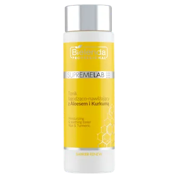 Přípravek na čištění pleti a oči Bielenda Professional SupremeLab hydratační a zklidňující pleťové tonikum s aloe vera a kurkumou, 200 ml