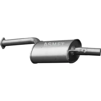 Výfukový systém Stredni tlumic vyfuku ASMET 01.013