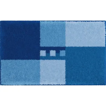 Koupelnová předložka LineaDue MERKUR - Koupelnová předložka modrá Rozměr: 50x80 cm