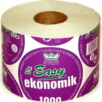 Toaletní papír Easy Ekonomik přírodní 2vrstvý 1 ks