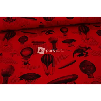 Teplákovina - Létající stroje Karel Zeman - červená - 337