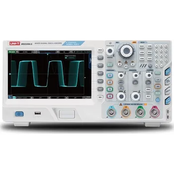 generátor funkcí Osciloskop UNI-T MSO2204-S (4+16 kanálů, 200 MHz, 2GS/s, generátor funkcí)