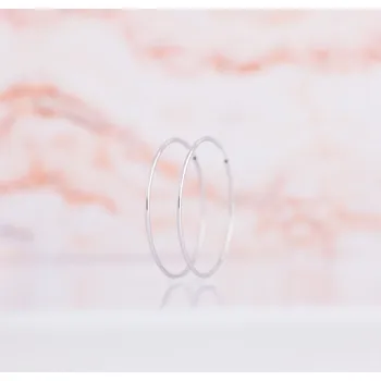 Náušnice Lillian Vassago Kruhové náušnice, zlato 4,9 cm LLV31-GER012 Barva zlata: Bílá