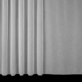 Záclona Záclona polyesterový batist 537/01 bez vzoru jemně žíhaná, s olůvkem, bílá, výška 200cm (v metráži)