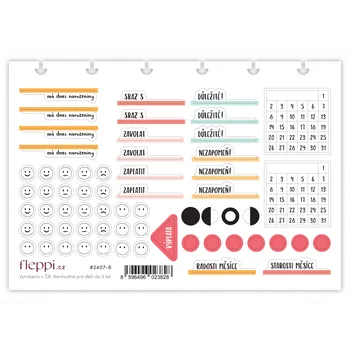 samolepka Fleppi Červenec 2024 | arch 6