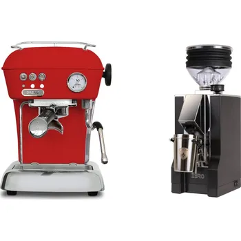 Kávovar Ascaso Dream ONE, Love Red + Eureka Mignon Zero, CR black