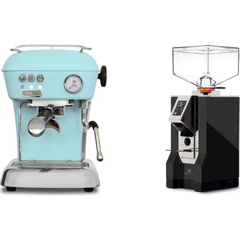 Kávovar Ascaso Dream ONE, Kid Blue + Eureka Mignon Perfetto, CR black