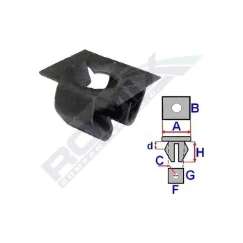 Matice Matice pro kryt podvozku Romix 16305 - 10 ks