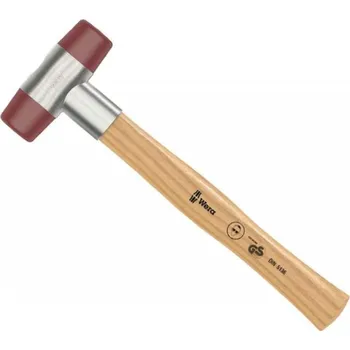 Kladivo Wera 000510 Vyklepávací palička Wera 102 - 2. Hlavy z Uretanu. Jasanová rukojeť 265 mm