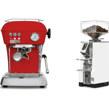 Kávovar Ascaso Dream ONE, Love Red + Eureka Mignon Libra, CR white