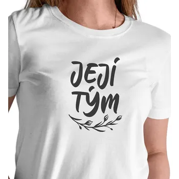 Dámské tričko Dámské tričko, bílé - Její tým XL
