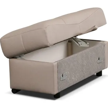 Taburet MEBLOSOFT Modul k sedací soupravě MARSHALL D s úložným prostorem