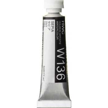 Vodová barva Akvarelová barva Holbein 5ml - hnědá Barva: W136 - Sepia