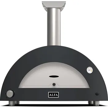 Krbová kamna Alfa Pec 2PIZZE Hybrid šedá
