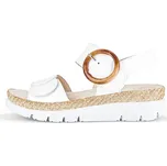 GABOR Dámské bílé kožené pantofle 43.723.21-255 Velikost 37