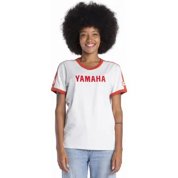 Dámské tričko YAMAHA triko NANDA 24 dámské white/red - 2XL