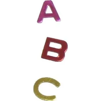 Konfety lesklé Písmena 15 g 443496