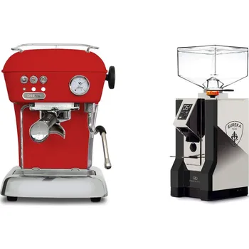 Kávovar Ascaso Dream ONE, Love Red + Eureka Mignon Perfetto, NX black