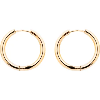 Náušnice franco bene Střední kroužky - pozlacené | 2284