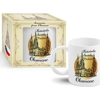 hrnek 300ml, OLOMOUC KATEDRÁLA SV. VÁCLAVA, DB, keramika