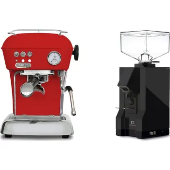 Kávovar Ascaso Dream ONE, Love Red + Eureka Mignon Silenzio, BL black